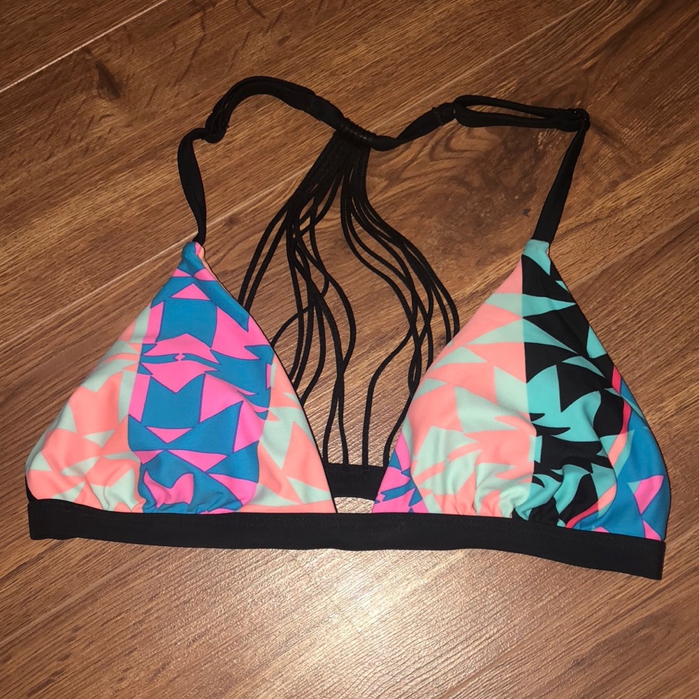 Colorful swimsuit top
